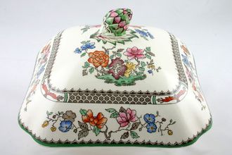 Spode Chinese Rose - Old Backstamp Vegetable Tureen Lid Only Square