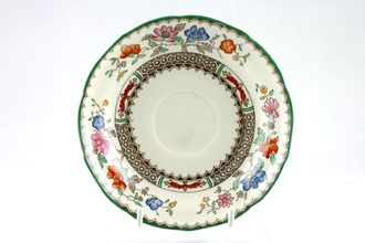 Spode Chinese Rose - Old Backstamp Tea Saucer No pattern in centre 5 1/2"