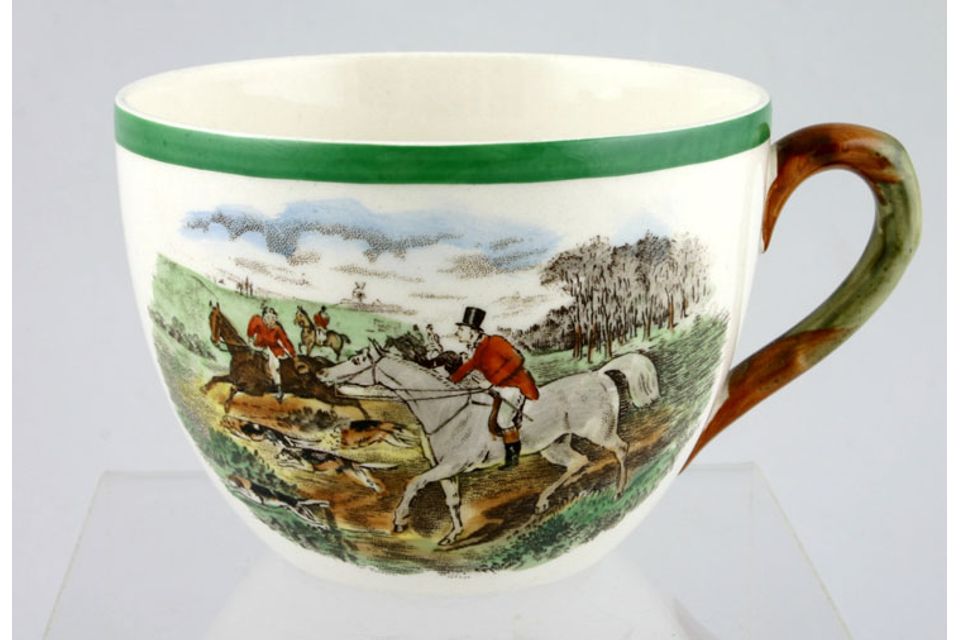 Spode Herring's Hunt Teacup "A Check" 3 3/8" x 2 1/2"
