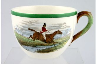 Spode Herring's Hunt Teacup "Leaping the Brook" No1 Copeland Spode 3 3/8" x 2 1/2"