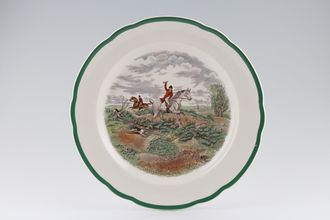 Sell Spode Herring's Hunt Dinner Plate Fluted Edge - "Going to Halloa" 10 1/2"