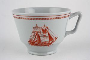 Spode Trade Winds Red - Plain Edge Teacup