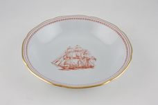Spode Trade Winds Red - Gold Edge Soup / Cereal Bowl 6 1/4" thumb 2