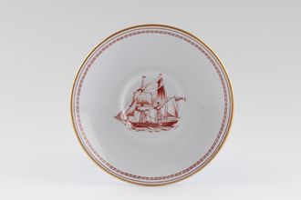 Sell Spode Trade Winds Red - Gold Edge Tea Saucer 5 5/8"