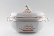 Spode Trade Winds Red - Gold Edge Soup Tureen + Lid thumb 1
