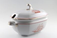 Spode Trade Winds Red - Gold Edge Soup Tureen + Lid thumb 2