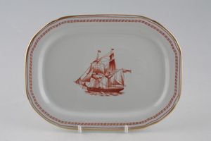 Spode Trade Winds Red - Gold Edge Dish (Giftware)