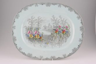 Aynsley Queen's Garden Oval Platter 15 3/8"