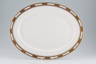 Aynsley Empress - White & Gold Oval Platter 15 5/8"