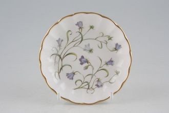 Spode Campanula Coaster Or Butter Pat, fluted edge 4"