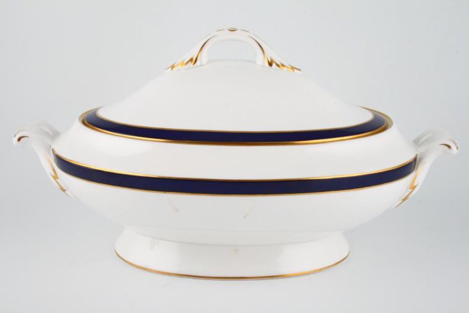 Spode Consul Cobalt - Y7332 Vegetable Tureen with Lid Oval