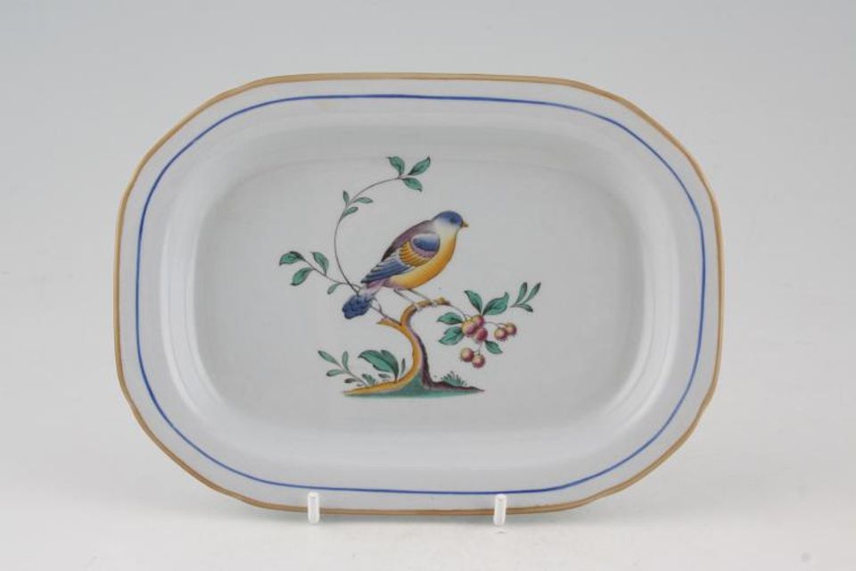 Spode Queen's Bird - Y4973 & S3589 (Shades Vary) Sauce Boat Stand B/S Y4973