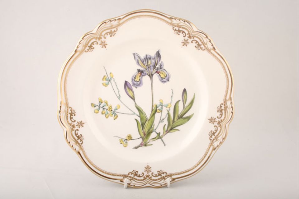Spode Stafford Flowers - Y8519 Dinner Plate Iris & Sphaerolobium 11"