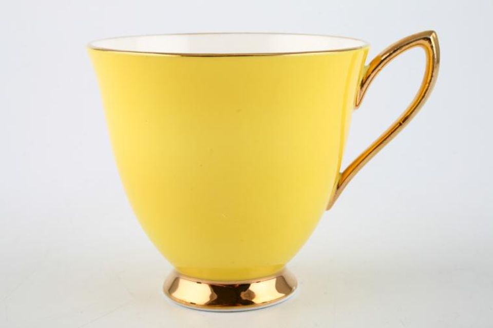 Royal Albert Gaiety Coffee Cup Yellow 3" x 2 3/4"