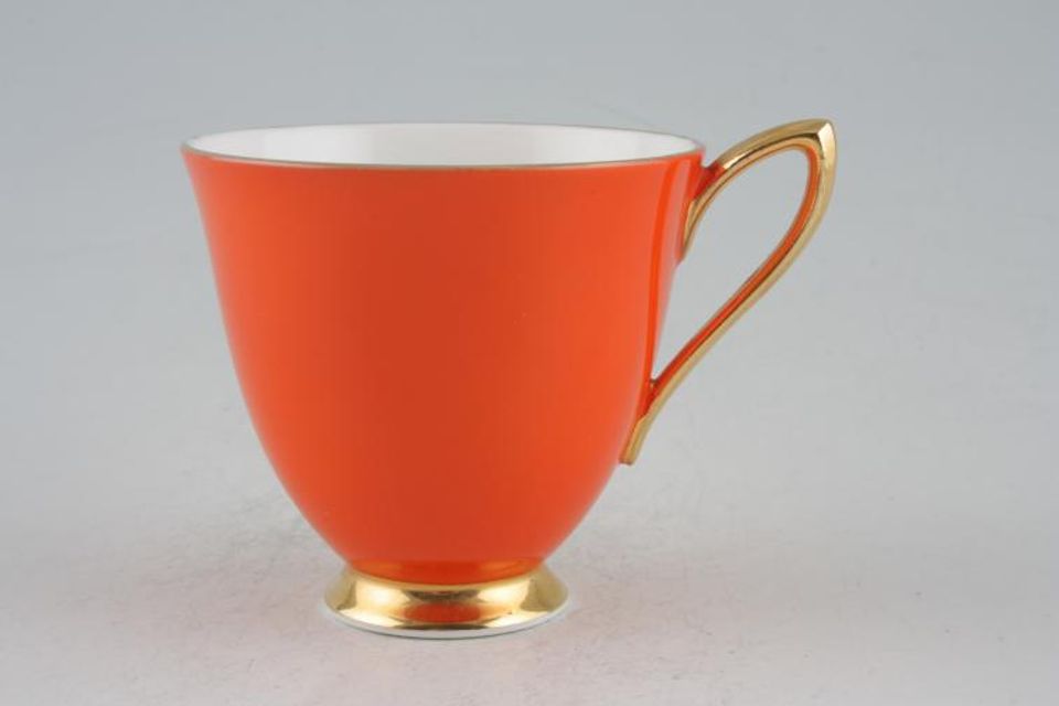 Royal Albert Gaiety Coffee Cup Orange 3" x 2 3/4"