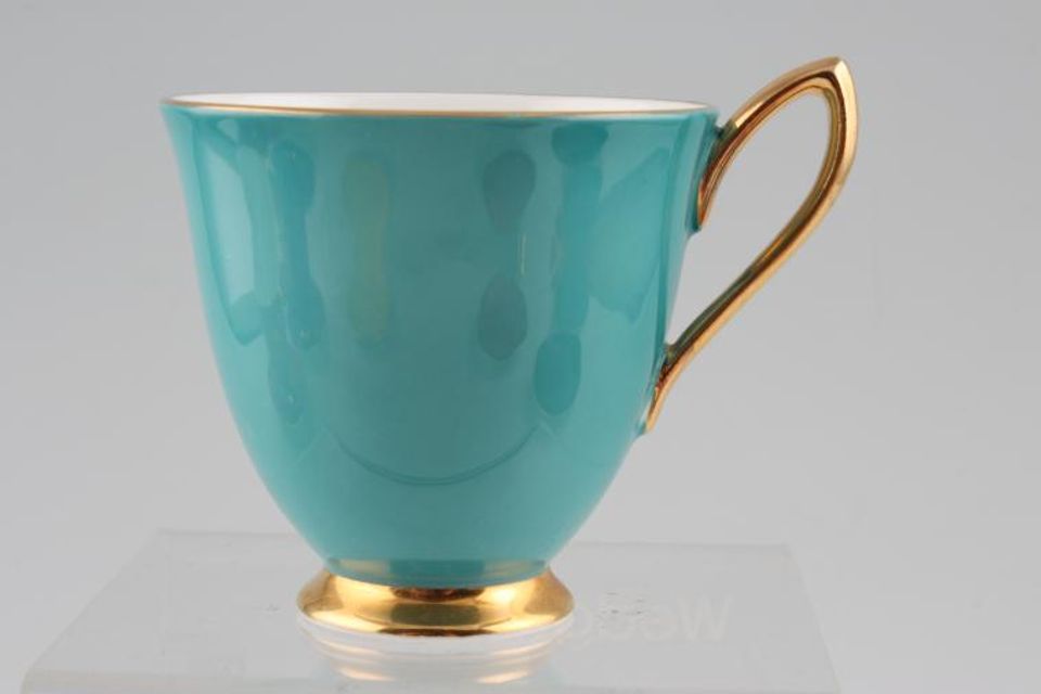 Royal Albert Gaiety Coffee Cup Turquoise 3" x 2 3/4"