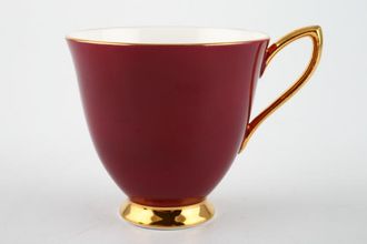 Royal Albert Gaiety Coffee Cup Maroon 3" x 2 3/4"