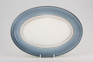 Denby Castile Blue Oval Platter