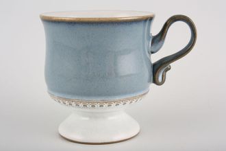 Denby Castile Blue Teacup footed 3 1/4" x 3 3/8"