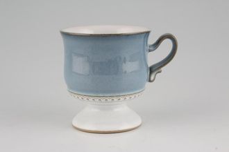 Denby Castile Blue Coffee Cup footed 3" x 3 1/4"