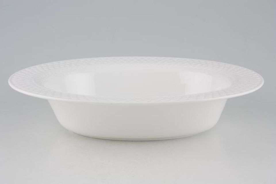 Spode Mansard - Spode's (White) Vegetable Dish (Open) Oval 11"