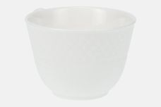 Spode Mansard - Spode's (White) Teacup Round handle 3 5/8" x 2 1/2" thumb 3