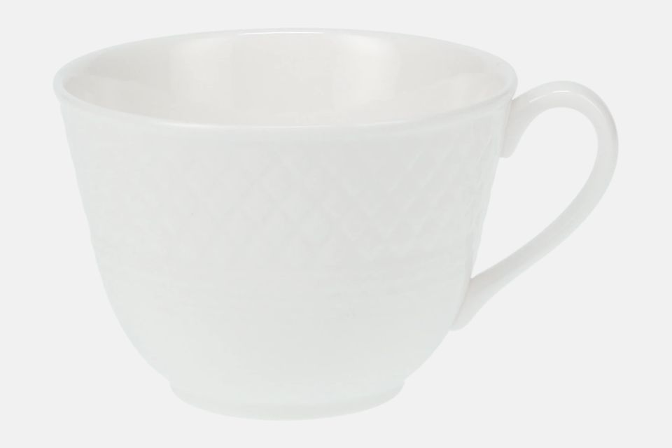 Spode Mansard - Spode's (White) Teacup Round handle 3 5/8" x 2 1/2"