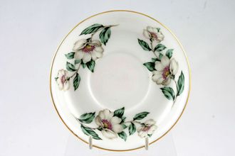 Sell Crown Staffordshire Christmas Roses - Plain Edge Coffee Saucer 2 1/8" well 5"