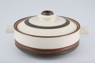 Denby Potters Wheel - Tan Centre Casserole Dish + Lid 1 1/2pt
