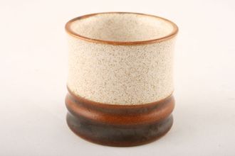 Denby Potters Wheel - Tan Centre Egg Cup Note; Widths and colour depth vary in each egg cup. 1 7/8" x 1 7/8"