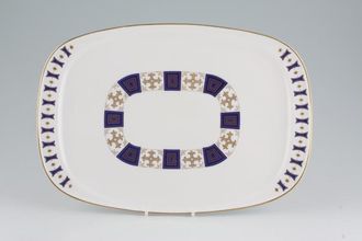 Spode Persia - Royal Blue - Y8085 Oblong Platter 14 1/2"