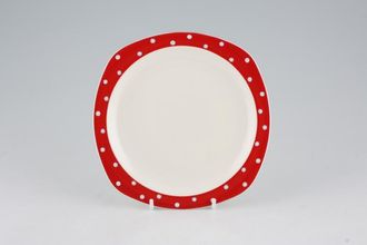 Midwinter Red Domino Tea / Side Plate 6 1/8"