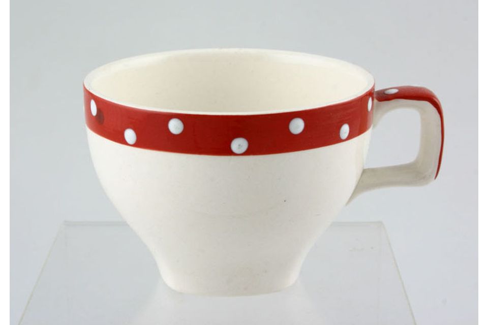 Midwinter Red Domino Coffee Cup 3 1/8" x 2 1/4"