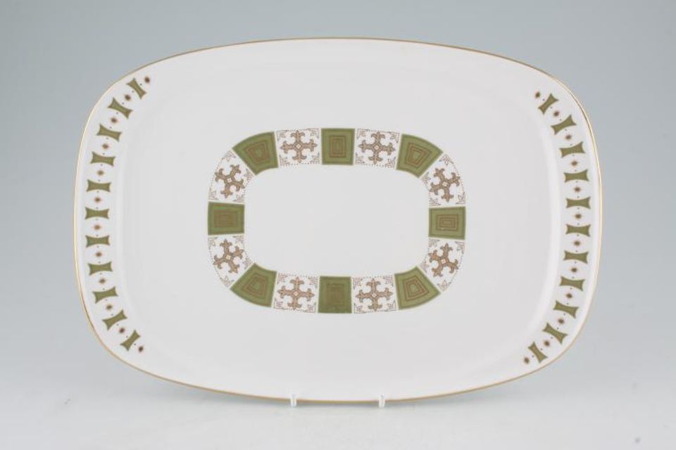 Spode Persia - Green - Y8018 Oblong Platter 12 7/8"
