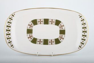 Spode Persia - Green - Y8018 Sandwich Tray 12 3/4" x 7 1/4"