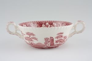 Spode Spode's Tower - Pink - New Backstamp Soup Cup