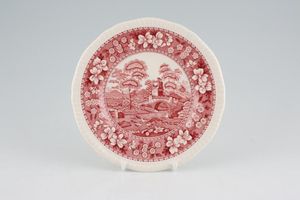 Spode Spode's Tower - Pink - New Backstamp Tea / Side Plate