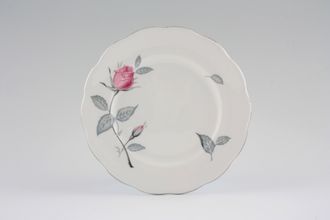 Royal Albert Trent Rose - Silver Rim Tea / Side Plate 6 1/4"