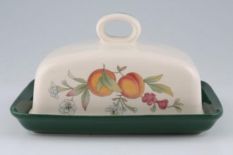 Sell Cloverleaf Peaches and Cream Butter Dish + Lid 7" x 5 3/8"