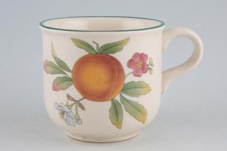 Cloverleaf Peaches and Cream Coffee Cup 2 1/2" x 2 1/4"