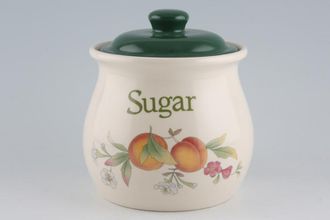 Sell Cloverleaf Peaches and Cream Storage Jar + Lid Sugar 5" x 5"