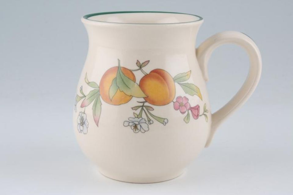 Cloverleaf Peaches and Cream Mug craftsman shaped 3" x 4"