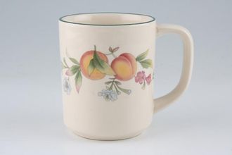 Cloverleaf Peaches and Cream Mug straight sidded 3" x 3 3/4"