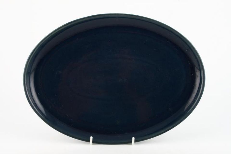 Denby Cottage Blue Oval Platter 12 1/2"
