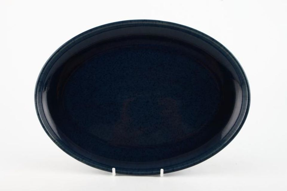 Denby Cottage Blue Oval Plate 9 1/2"