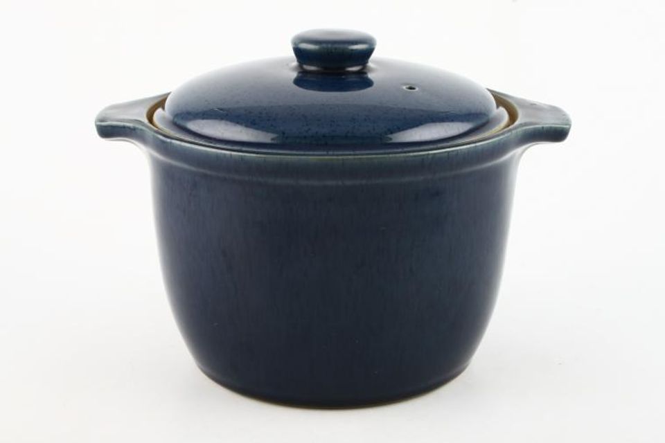 Denby Cottage Blue Hot Pot + Lid round - eared 3pt