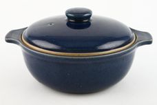 Denby Cottage Blue Casserole Dish + Lid round. eared 2 1/2pt thumb 1