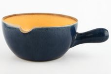Denby Cottage Blue Casserole Dish + Lid round - one large handle - pourer 2pt thumb 2