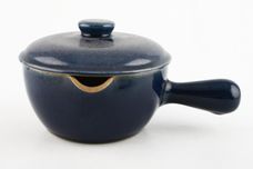 Denby Cottage Blue Casserole Dish + Lid round - one large handle 1pt thumb 1