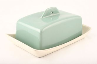 Sell Denby Manor Green Butter Dish + Lid 7 7/8" x 4 3/8"